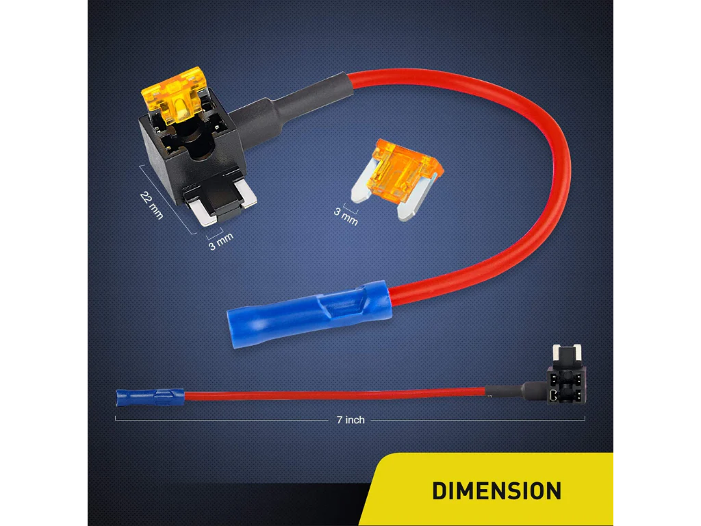12V Add A Fuse Kit W/5Amp Lo Profile Mini Blade Fuse - Image 3