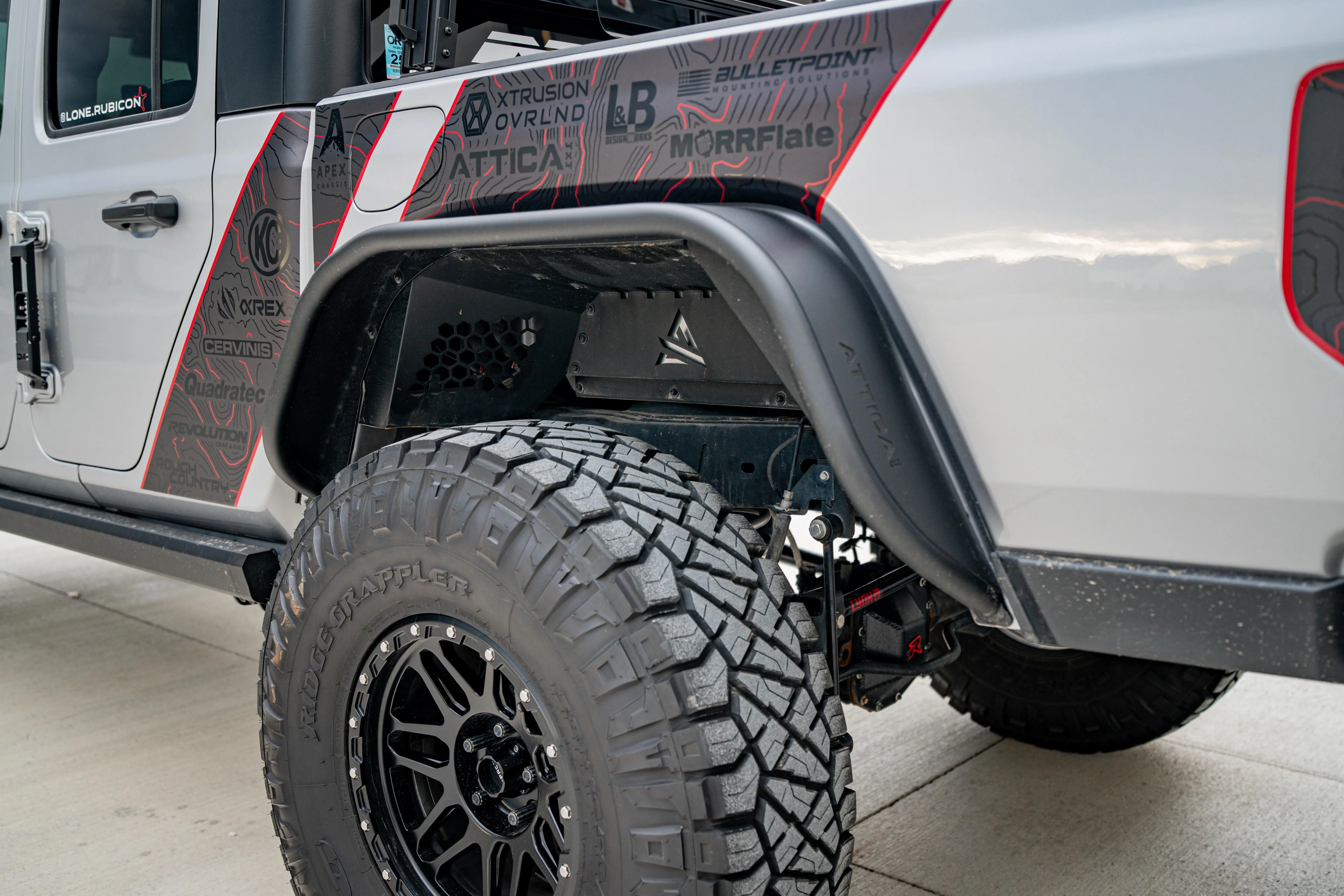 2020-2024 Jeep Gladiator JT Frontier Series Inner Fenders - Image 5