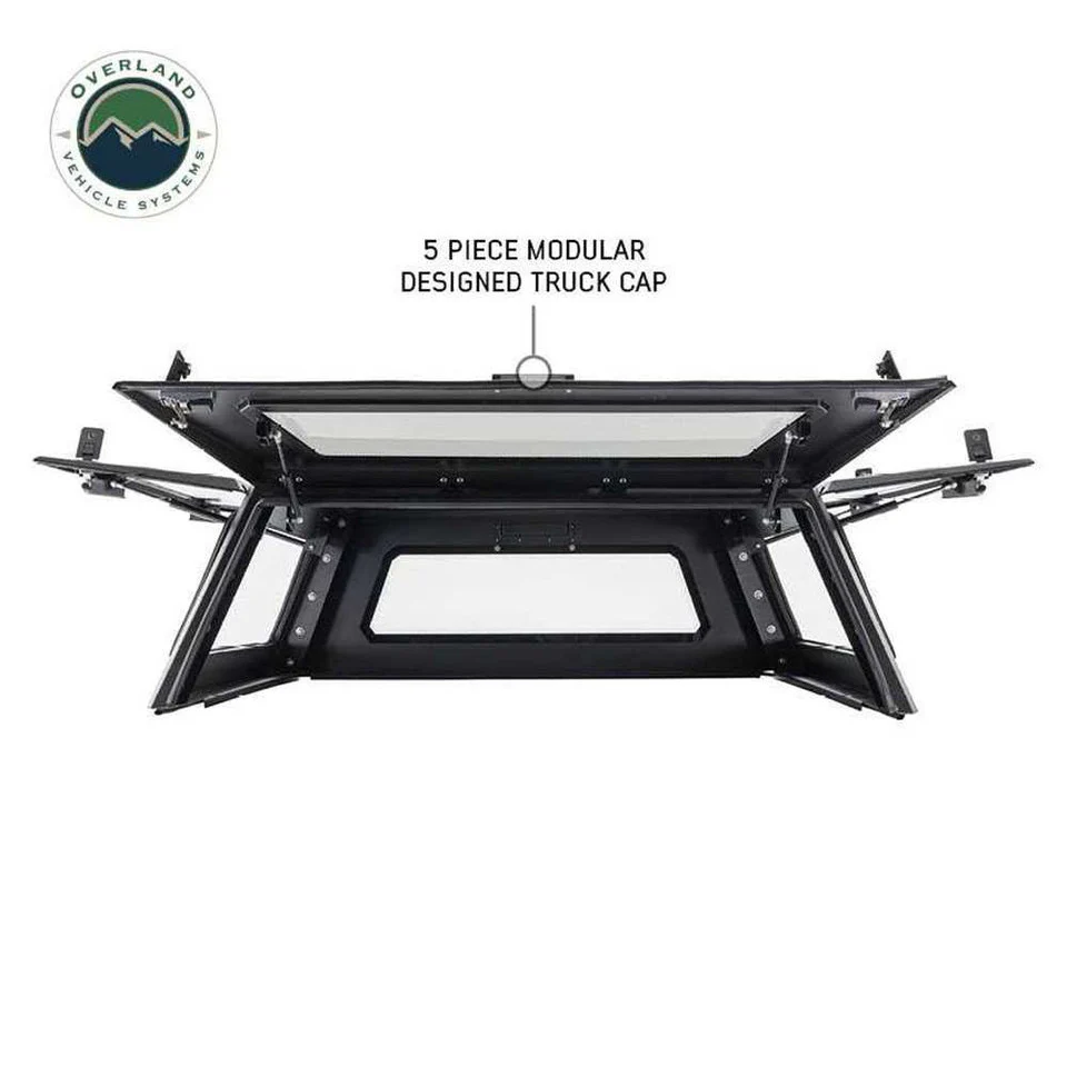 OVS 2016-2023 Toyota Tacoma Expedition Truck Cap | 5-Piece Modular Design | 5 ft. Bed - Image 4
