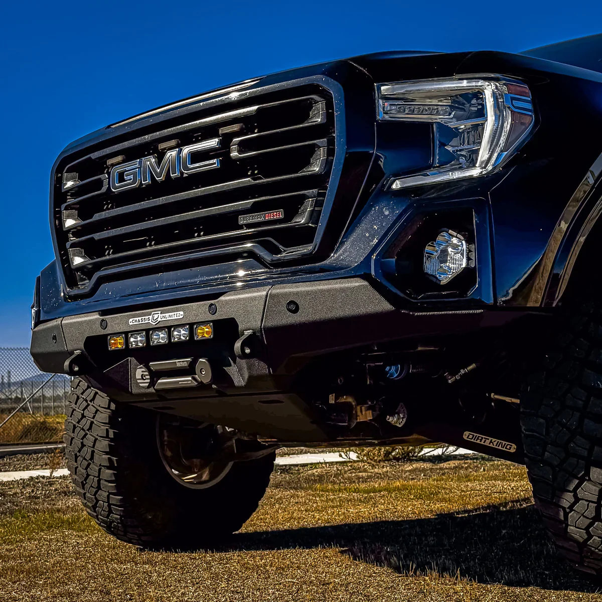2019-2021 GMC SIERRA 1500 RTS Front Winch Bumper - Image 3