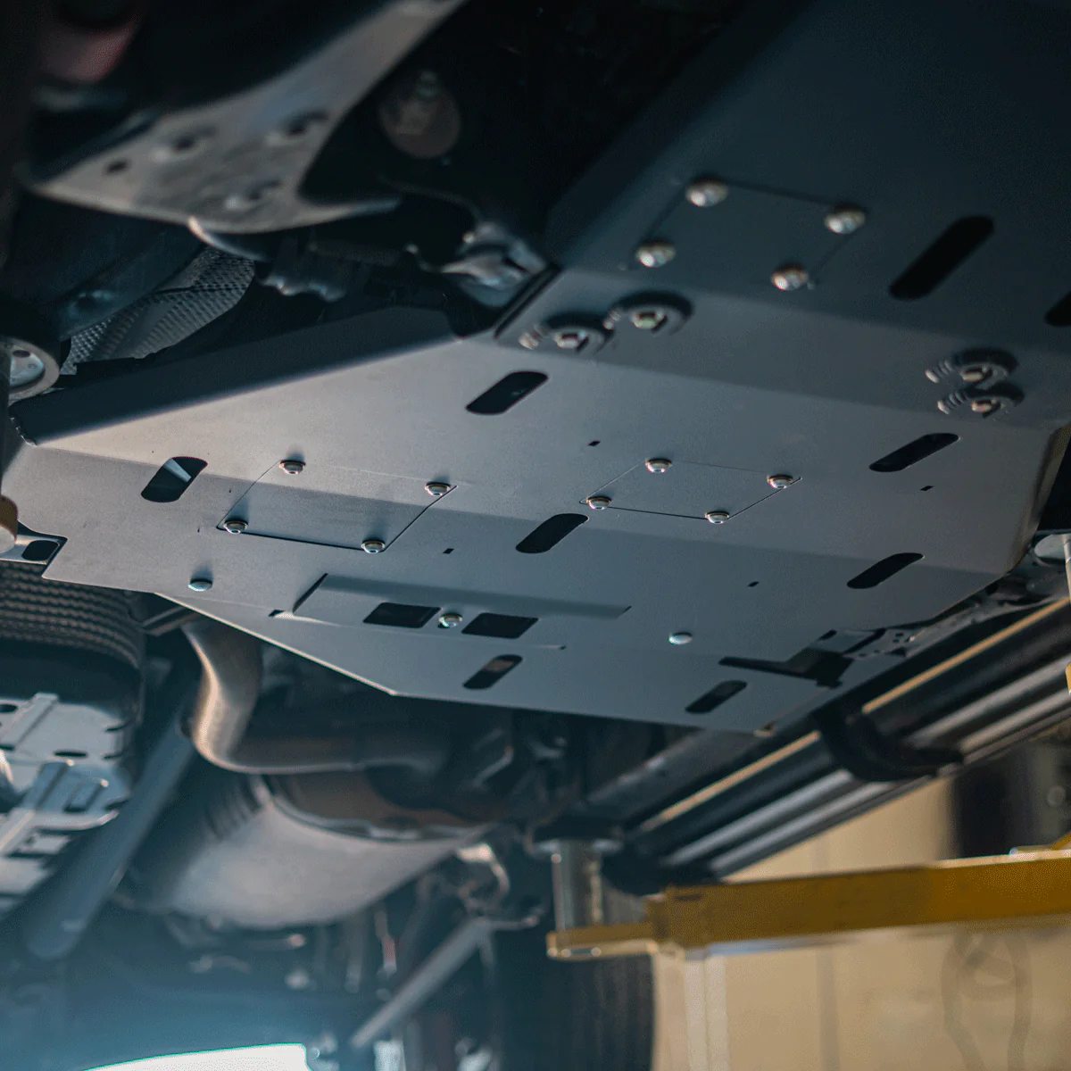 2025+ Toyota 4Runner Cat Shield & Transmission Skid Plate - Hybrid/Non-Hybrid | Cali Raised LED - Image 3