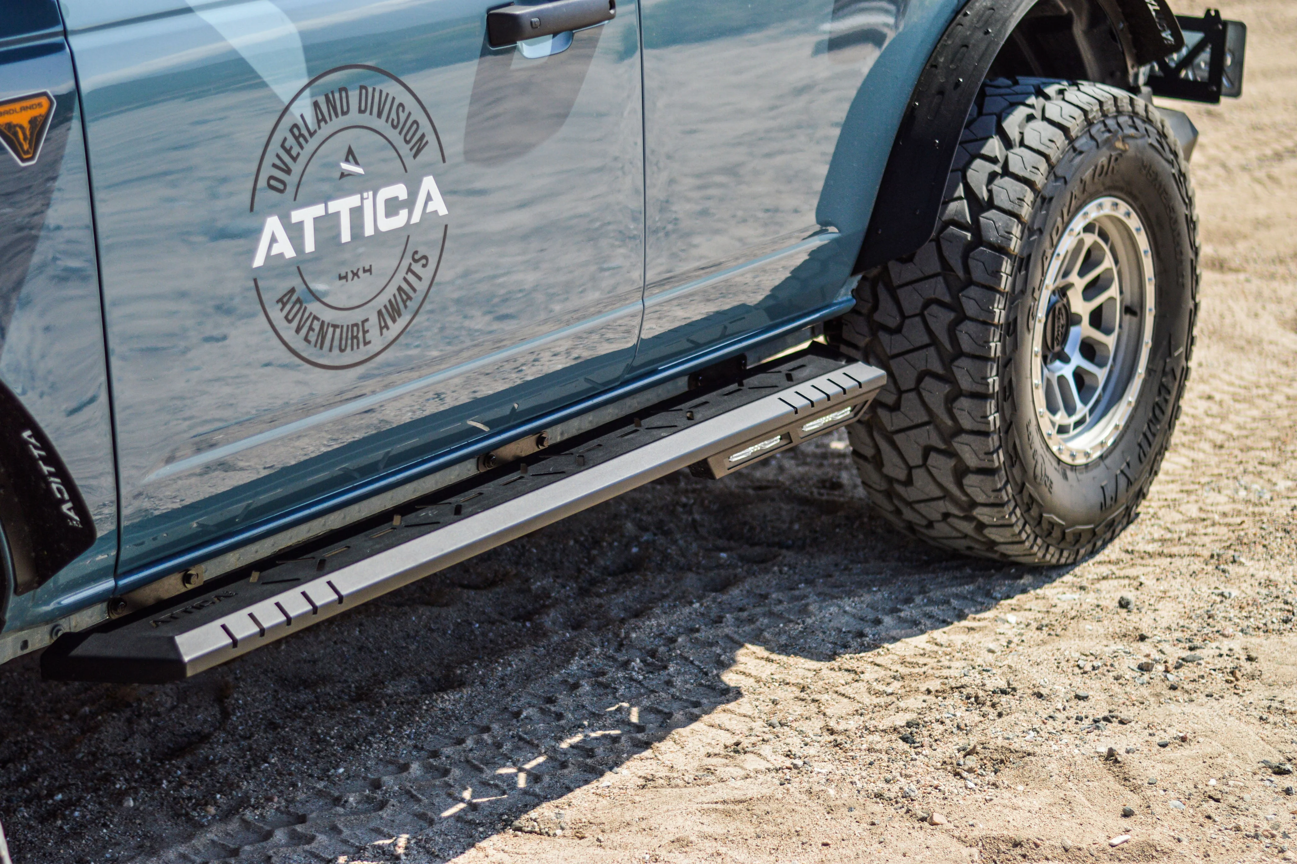 2021-2025 Ford Bronco Frontier Series Side Steps - Image 7