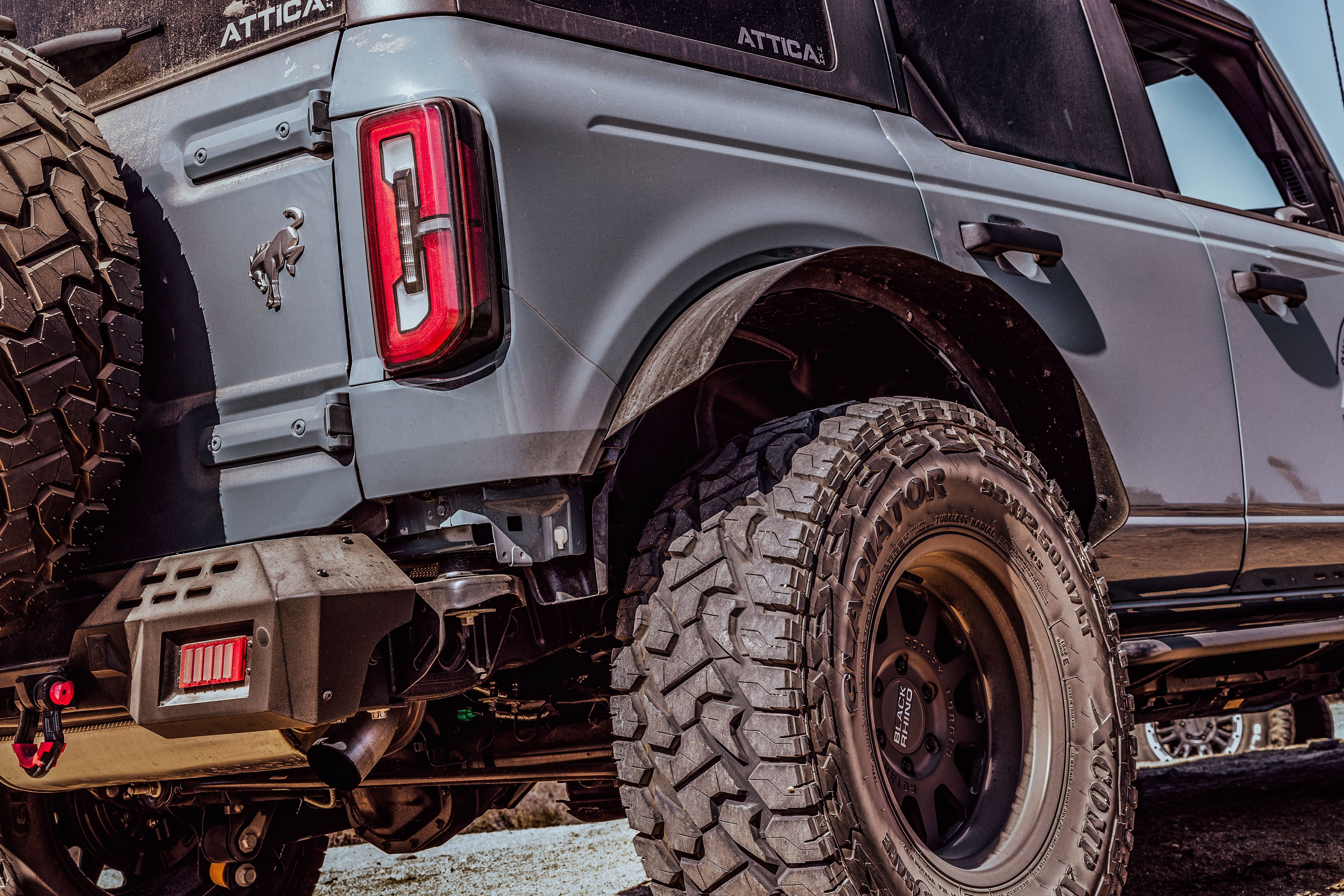 2021-2025 Ford Bronco Terra Series Rear Fender Flares - Image 4