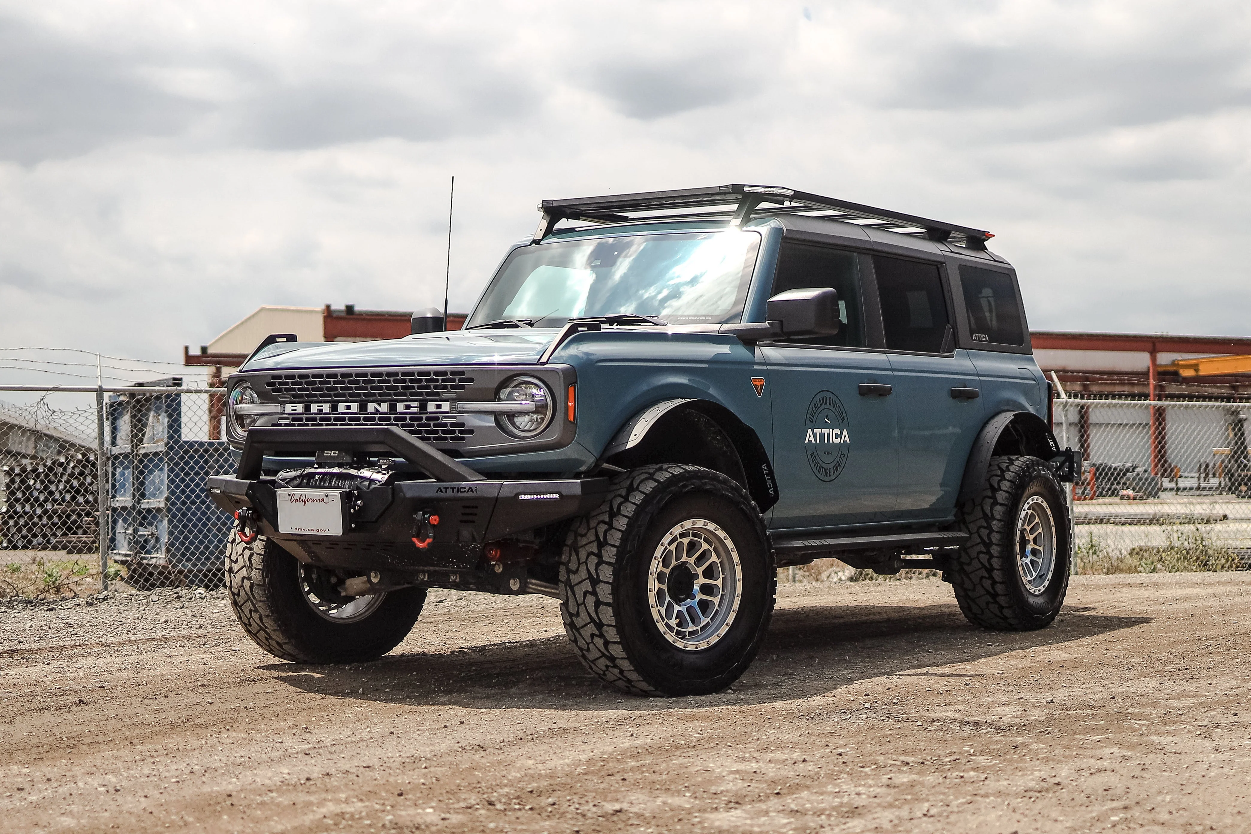 2021-2025 Ford Bronco Frontier Series Roof Rack - Image 5