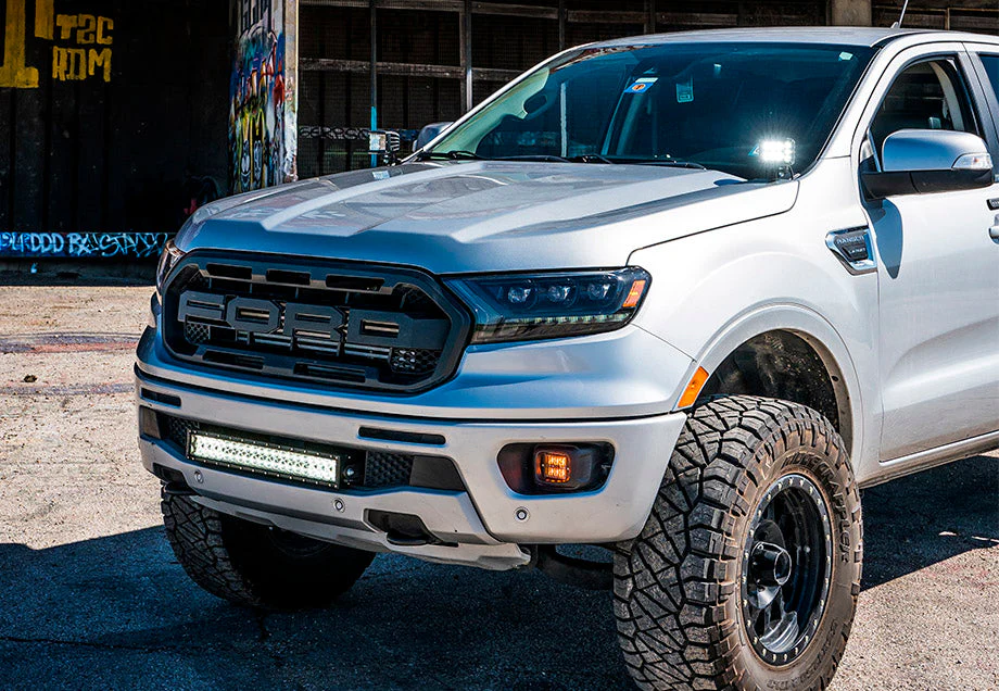 22" Bumper Hidden LED Light Bar Brackets Kit For 2019-2022 Ford Ranger - Image 3