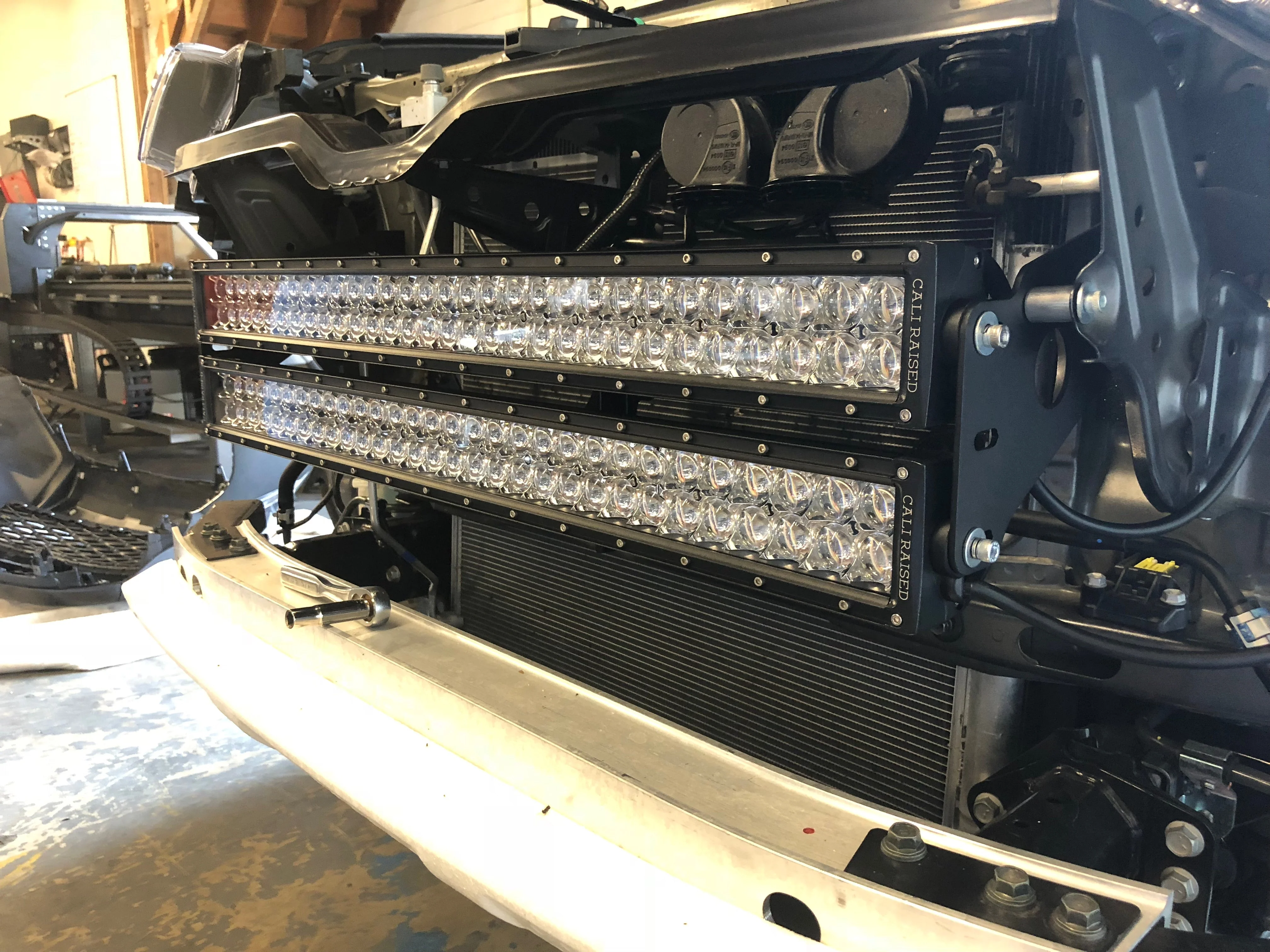 32" Hidden Grille LED Light Bar Brackets Kit Fits 2014-2024 Toyota 4Runner - Image 8