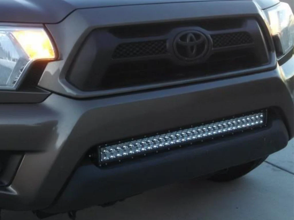 32" Lower Bumper Flush LED Light Bar Brackets Kit For 2005-2015 Toyota Tacoma - Image 2