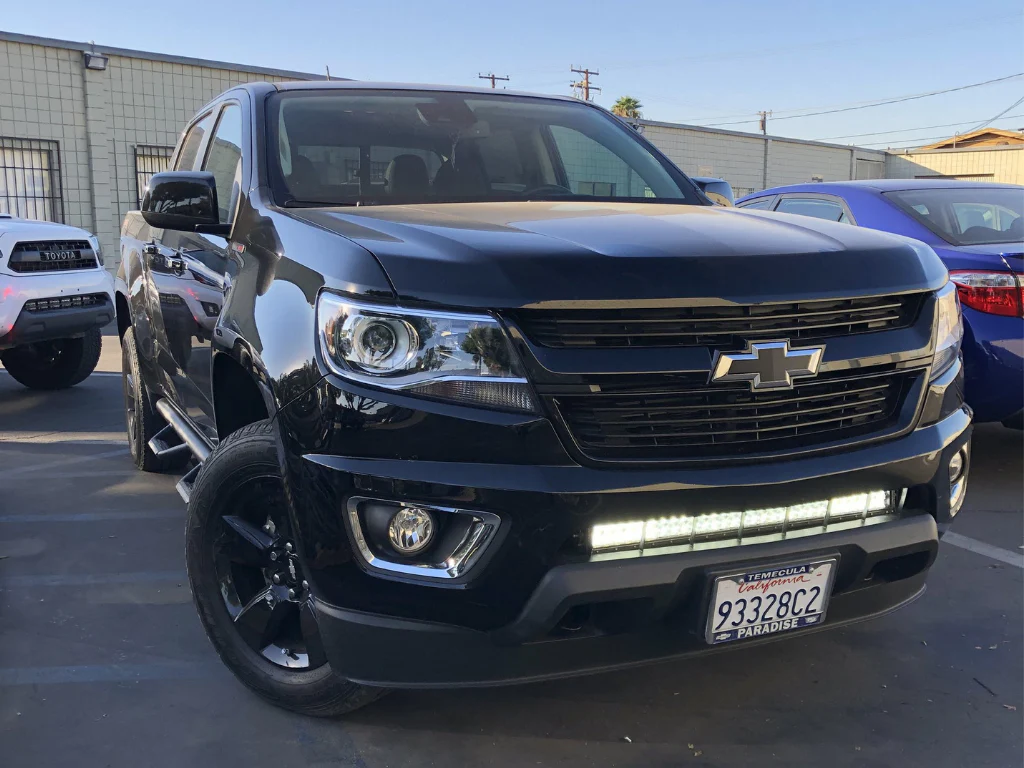 32" Lower Bumper Hidden LED Light Bar Mounting Brackets For 2014-2022 Chevy Colorado - Image 4
