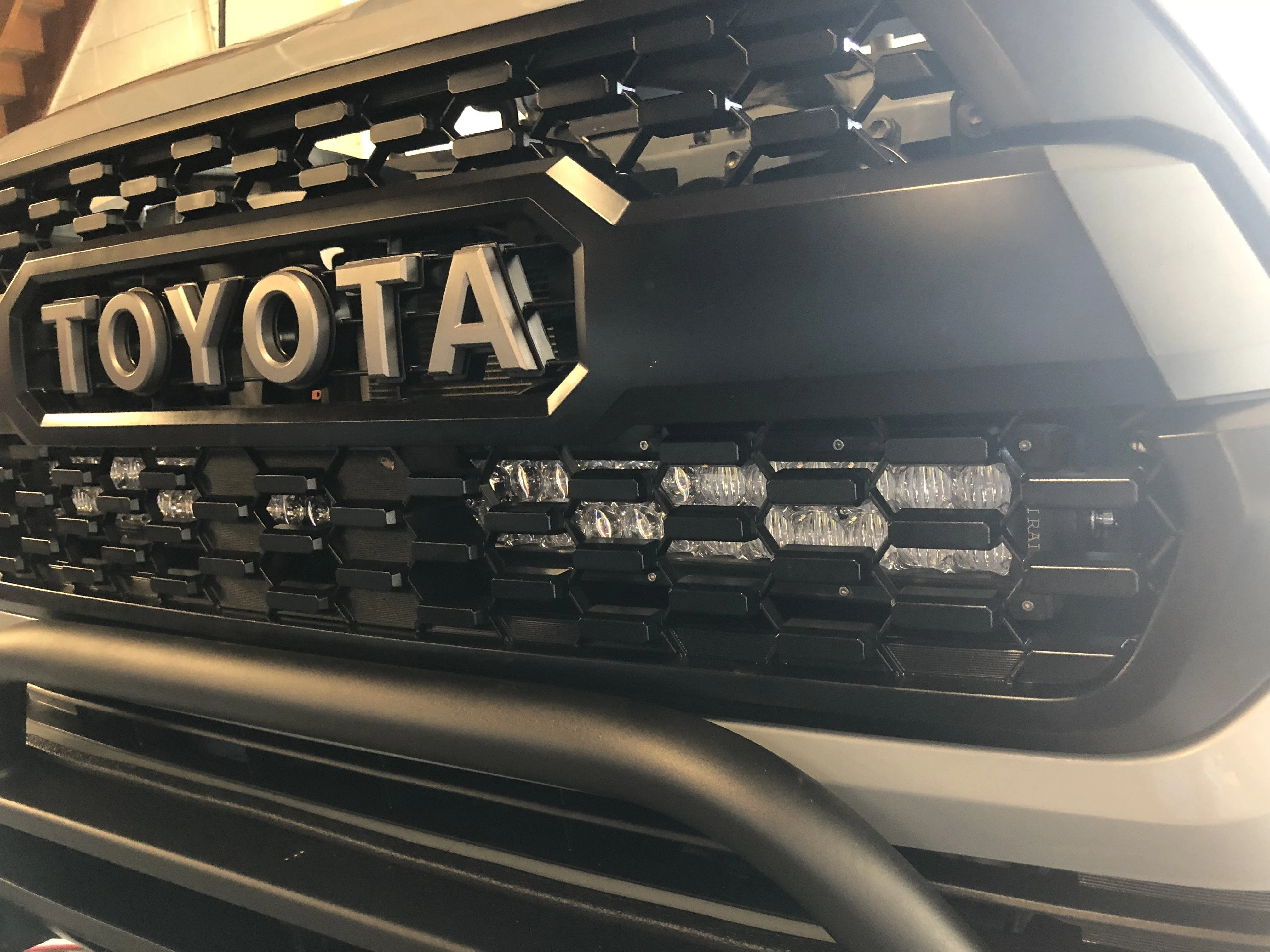 32" Upper Grille LED Light Bar Brackets Kit For 2016-2023 Toyota Tacoma - Image 8