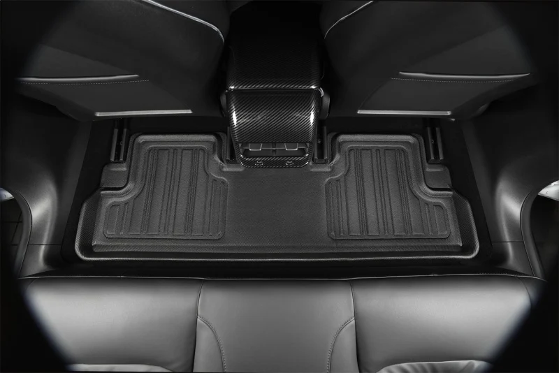 3D MAXpider 2026 Tesla Model Y Juniper Elitect 1st & 2nd Row Floormats - Black - Image 3