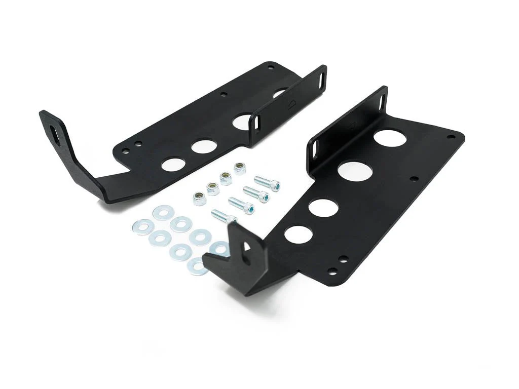 42" Hidden Grille Curved LED Light Bar Mounting Brackets For 2014-2021 Toyota Tundra - Image 2