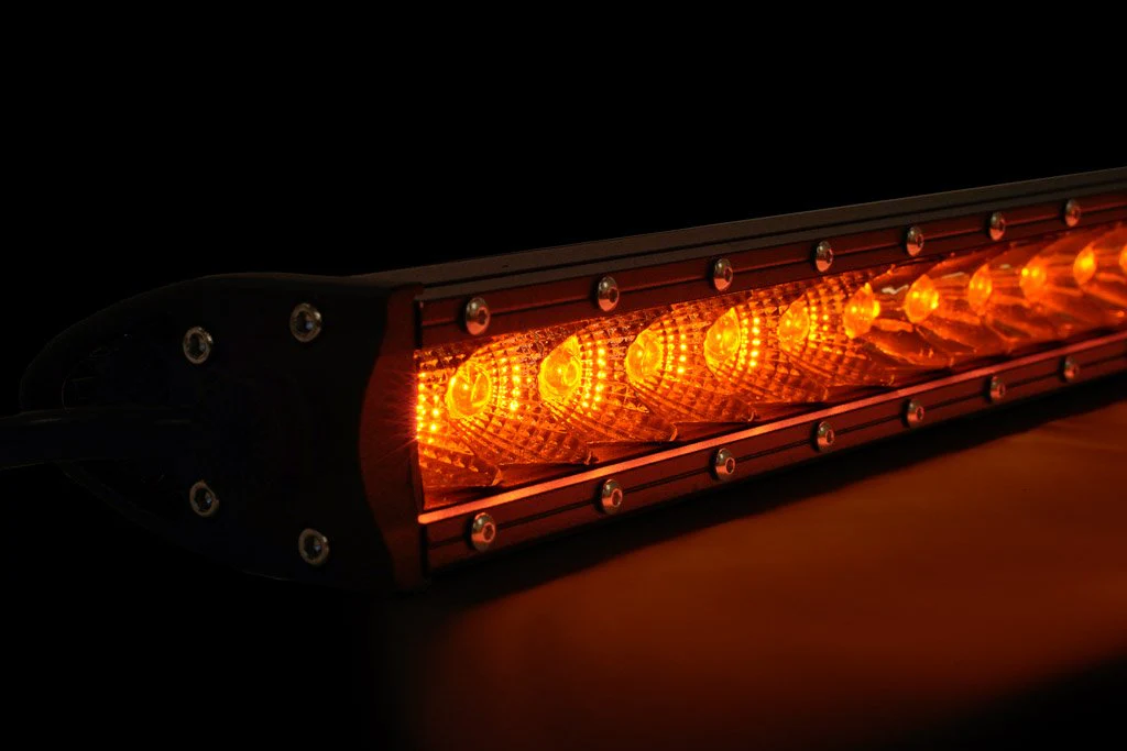 42" Slim Single Row LED Bar (Amber) - Image 4