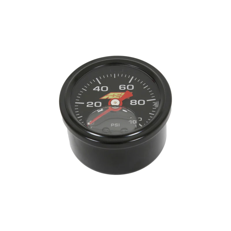 AEM 0-100 PSI Liquid Filled Mechanical Pressure Gauge - 1/8 NPT - Image 5