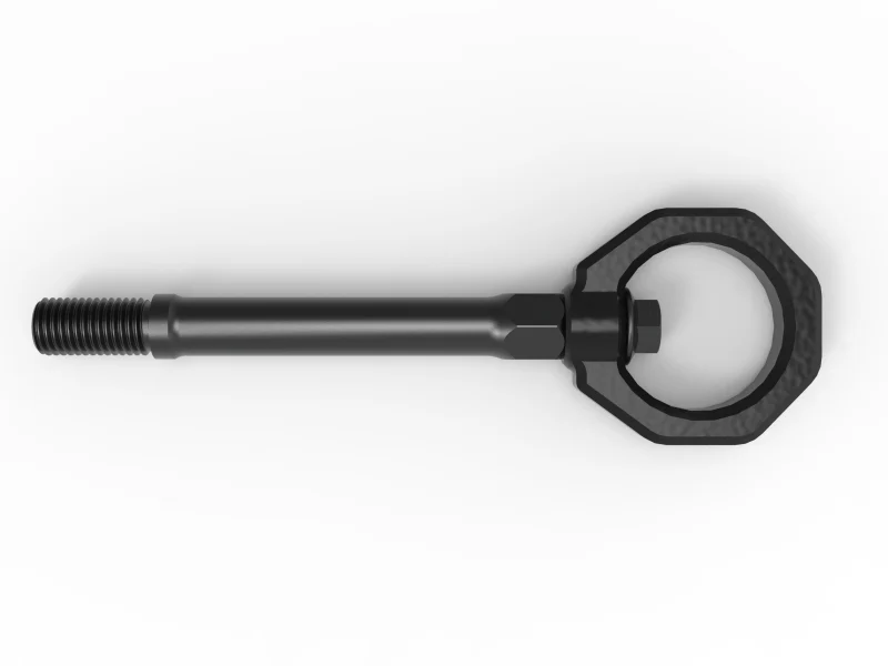 aFe 20-24 Chevrolet Corvette Control Front Tow Hook (Black) - Image 7