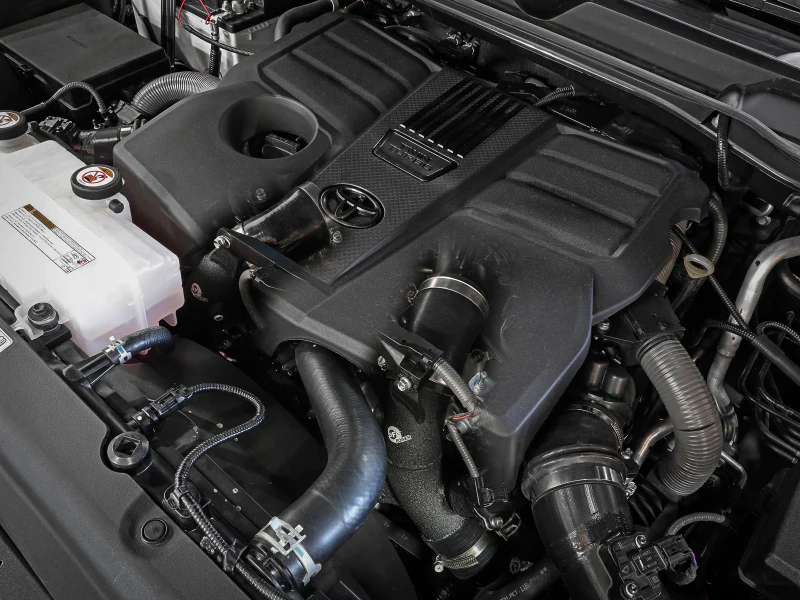 aFe 2022 Toyota Tundra V6-3.5L (tt) BladeRunner 2.5in Aluminum Hot Charge Pipe - Black - Image 2