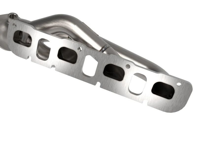 aFe 21-22 Jeep Wrangler 392 Twisted Steel Header 1-7/8 IN to 2-3/4 IN 304 w/ Raw Finish - Image 2