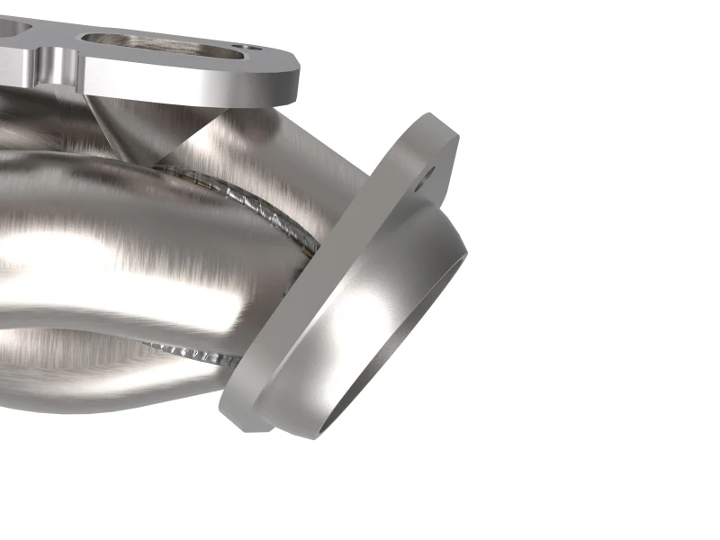 aFe 21-22 Jeep Wrangler 392 Twisted Steel Header 1-7/8 IN to 2-3/4 IN 304 w/ Raw Finish - Image 3