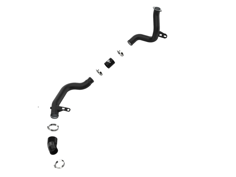 aFe 22-23 Hyundai Kona N L4 2.0L (t) BladeRunner 2-1/4in to 2-1/2in Aluminum Hot Charge Pipe - Black - Image 7