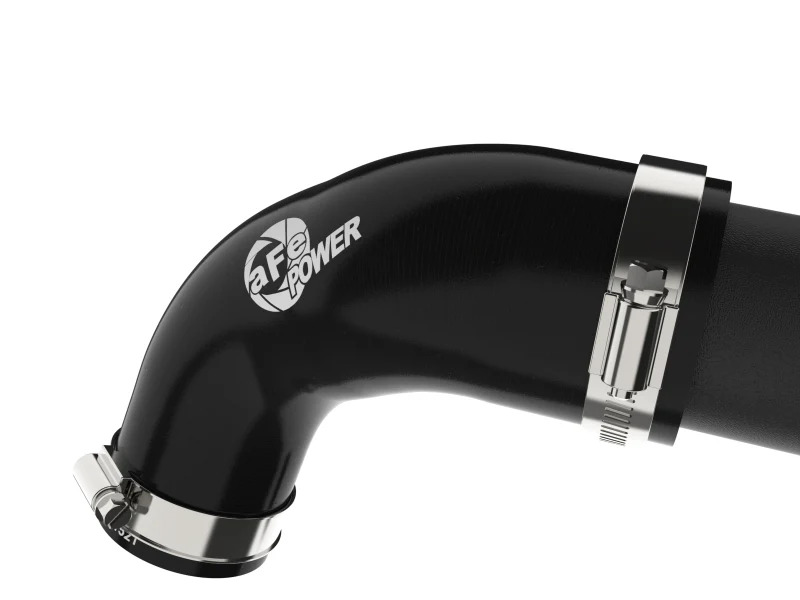 aFe 22-24 Ford Bronco Raptor BladeRunner 2-1/4in Aluminum Hot Charge Pipe Black - Image 4