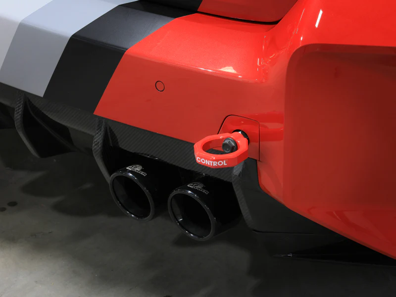 aFe 23-25 BMW M2 (G87) CONTROL Front / Rear Tow Hook - Red - Image 3