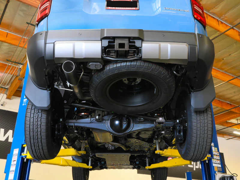 aFe 24-25 Toyota Land Cruiser 2-1/2in to 3in 304 SS Cat-Back Exhaust System w/ Black Tip - Image 2