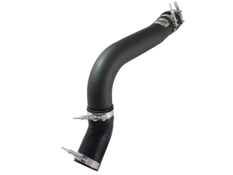 aFe BladeRunner 3in Black Intercooler Tube Hot Side w/ Couplings & Clamps 13-14 Dodge RAM 6.7L (td) - Image 3
