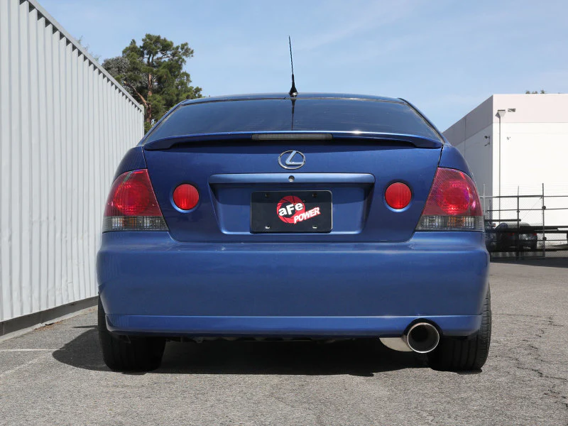 aFe Lexus IS300 01-05 L6-3.0L Takeda Cat-Back Exhaust System- Polished Tip - Image 4