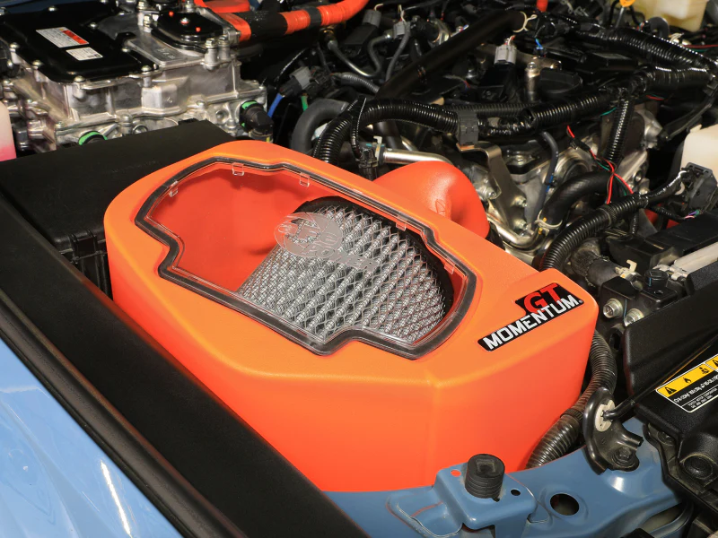 aFe POWER Momentum GT Pro Dry S Intake System 24-25 Toyota Land Cruiser (J250) - Orange Edition - Image 2