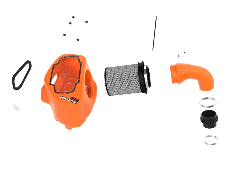 aFe POWER Momentum GT Pro Dry S Intake System 24-25 Toyota Land Cruiser (J250) - Orange Edition - Image 8