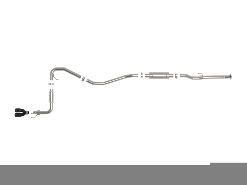 aFe POWER Takeda 2.5in 304 SS Cat-Back Exhaust w/ Black Tips 22-25 Honda Civic L4-2.0L - Image 7