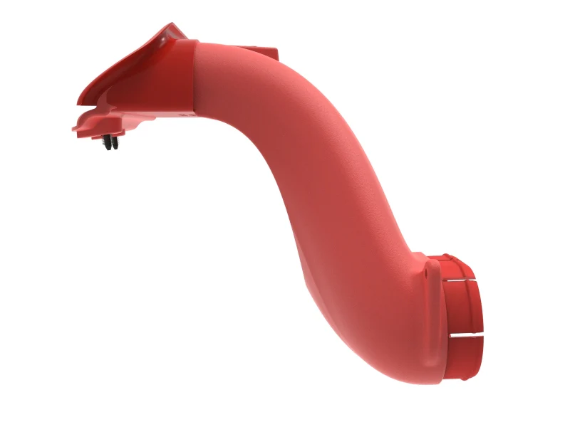 aFe Rapid Induction Dynamic Air Scoop 2021+ Ford F-150V6/V8 - Red - Image 4