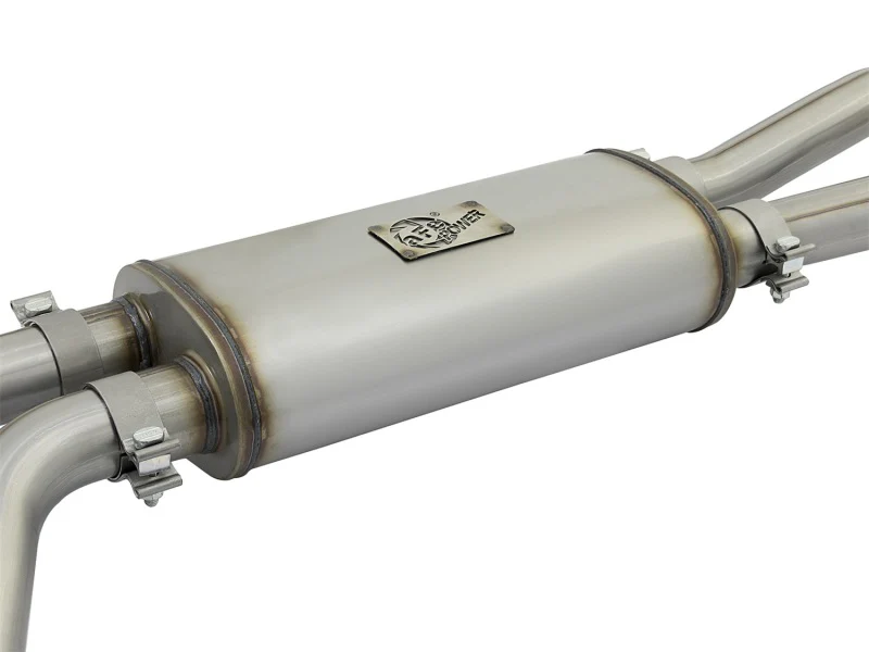 aFe Rebel Series 3in SS Cat-Back Exhaust System w/ Polished Tip 04-15 Nissan Titan V8 5.6L - Image 5