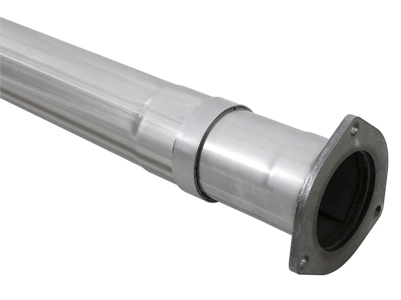 aFe Rebel XD 4in SS DPF-Back Exhaust 17-18 Ford Diesel Trucks V8-6.7L (td) w/ Dual Black Tips - Image 6