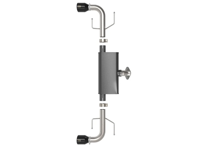 aFe Takeda 17-21 Mazda CX-5 2.5L (t) 2.5in. SS Axle-Back Exhaust System w/Black Tips - Image 6