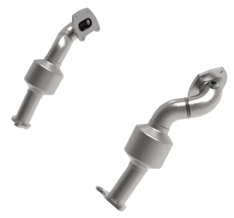 aFe Twisted Steel Down Pipe 409SS w/ Cat 16-17 Toyota Tacoma V6-3.5L - Image 2