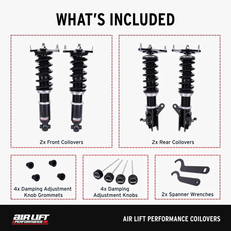 Air Lift Performance 15-20 Acura TLX / 13-17 Honda Accord Coilover Kit - Image 10