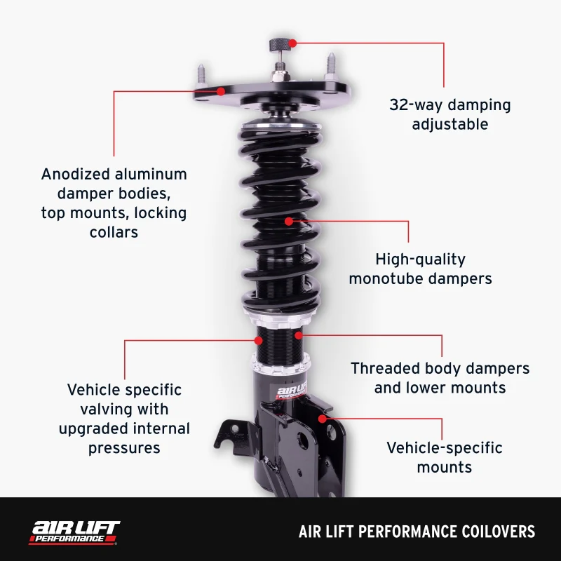 Air Lift Performance 15-20 Acura TLX / 13-17 Honda Accord Coilover Kit - Image 11