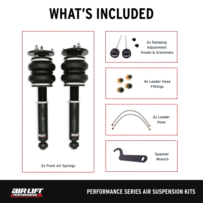 Air Lift Performance 89-00 Lexus LS400 Front Air Suspension Kit - Image 7