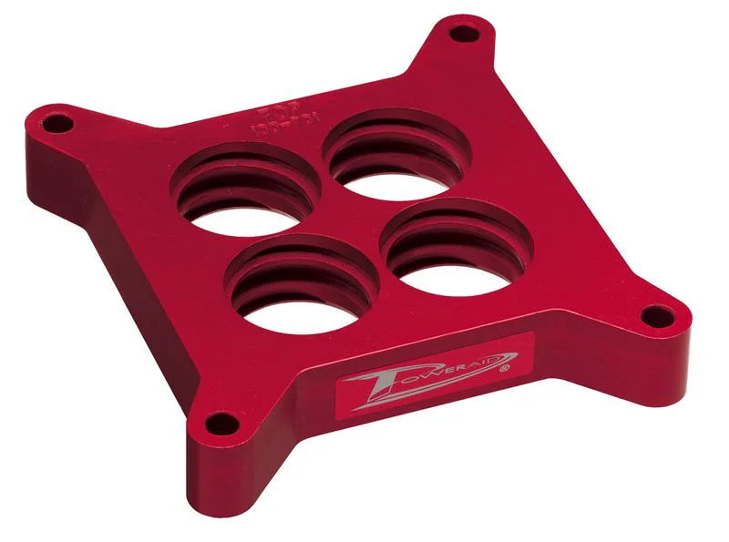 Airaid 04-13 Nissan Titan / Armada 5.6L 04-10 Infiniti QX-56 5.6L PowerAid TB Spacer- Black - Image 4