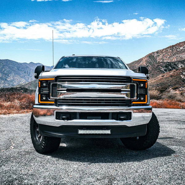AlphaRex 17-19 Ford Super Duty MKII PRO-Series Halogen Projector Headlights - Image 9