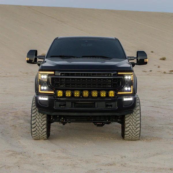 AlphaRex 20-22 Ford Super Duty NOVA-Series LED Projector Headlights Alpha-Black - Image 11