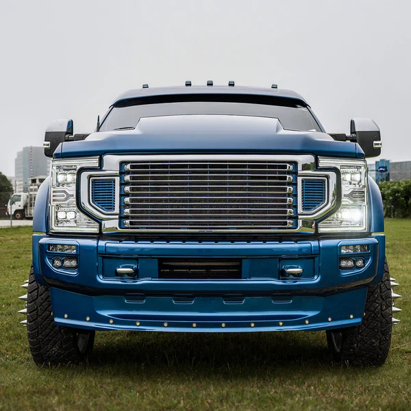 AlphaRex 20-22 Ford Super Duty NOVA-Series LED Projector Headlights Chrome - Image 4