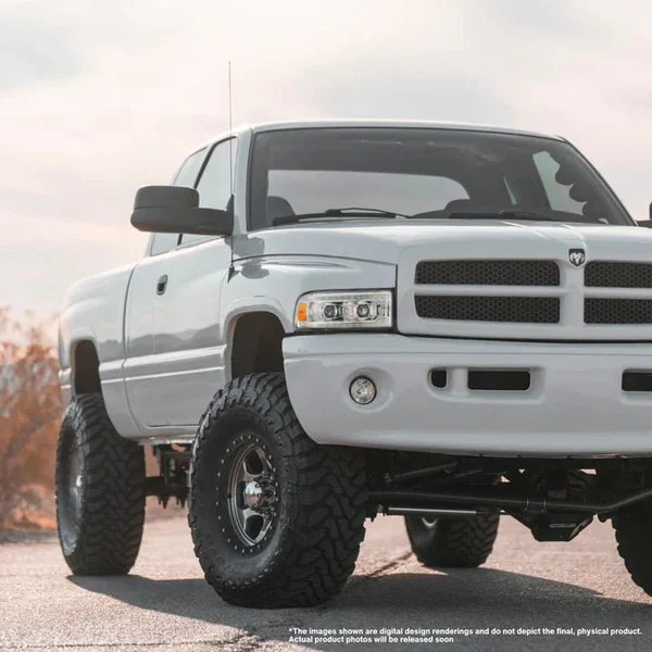 AlphaRex 94-01 Dodge Ram 1500/94-02 Ram 2500/3500 LUXX-Series LED Headlights Chrome - Image 6