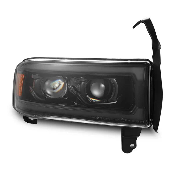 AlphaRex 94-01 Dodge Ram 1500/94-02 Ram 2500/3500 LUXX-Series LED Headlights Alpha-Black - Image 3