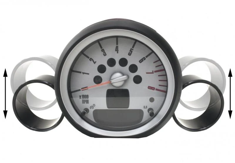 ALTA 07-12 Mini Cooper/S/JCW (Incl. 09-12 Convertible) & 09-12 Clubman Gauge Pod 52-60mm (Single) - Image 4