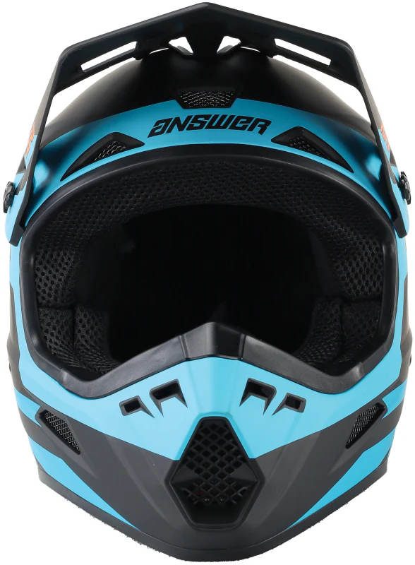Answer AR1 Sweep Helmet Black/Astana/Hyper Orange Youth - Medium - Image 3