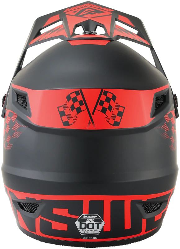 Answer AR1 Sweep Helmet Black/Red - XL - Image 2