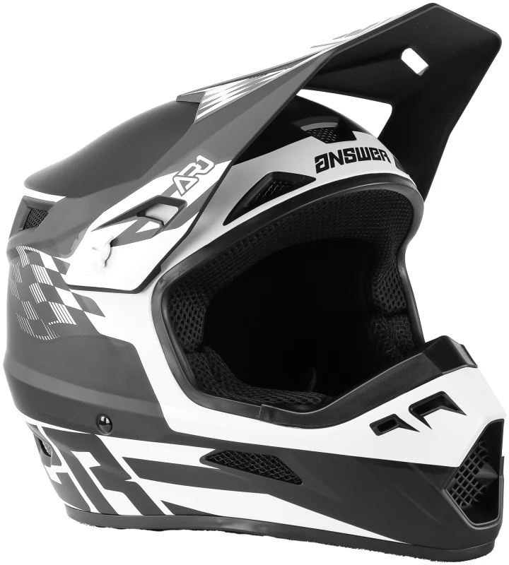 Answer AR1 Sweep Helmet Black/White Youth - Large - Image 2