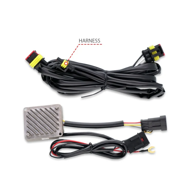 ANZO 19-22 Chevrolet Silverado 1500 LED Proj HL w/Lgt Bar SwBk Seq. Blk w/In. Light - Driver Side ON - Image 17