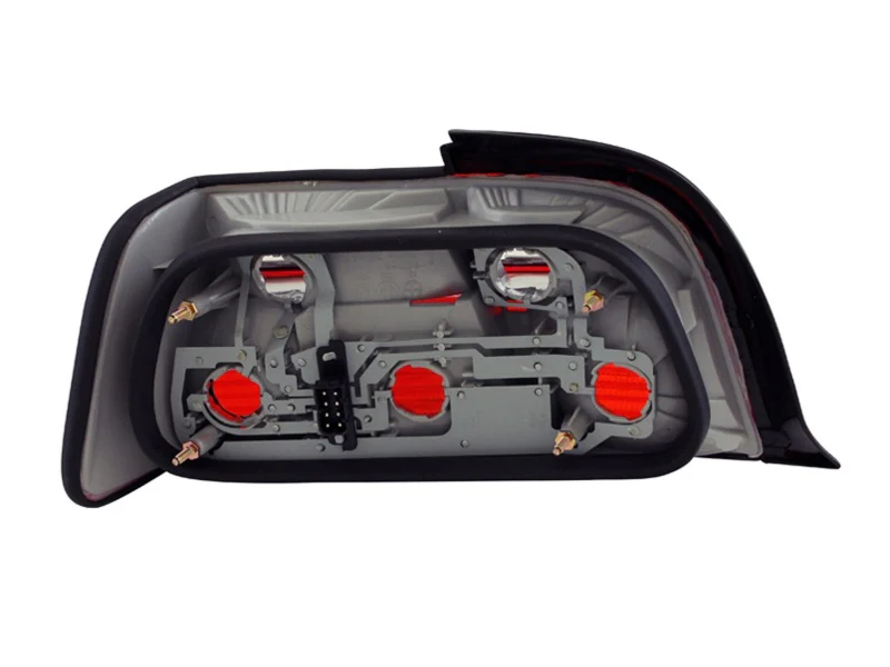 ANZO 1992-1998 BMW 3 Series E36 Coupe/Convertible Taillights Red/Smoke - Image 5